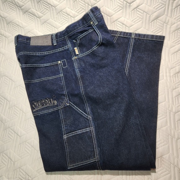 Southpole Other - Southpole Carpenter Jeans Men‎ 36x32 Denim Baggy 90s Y2K Dark Wash Vintage